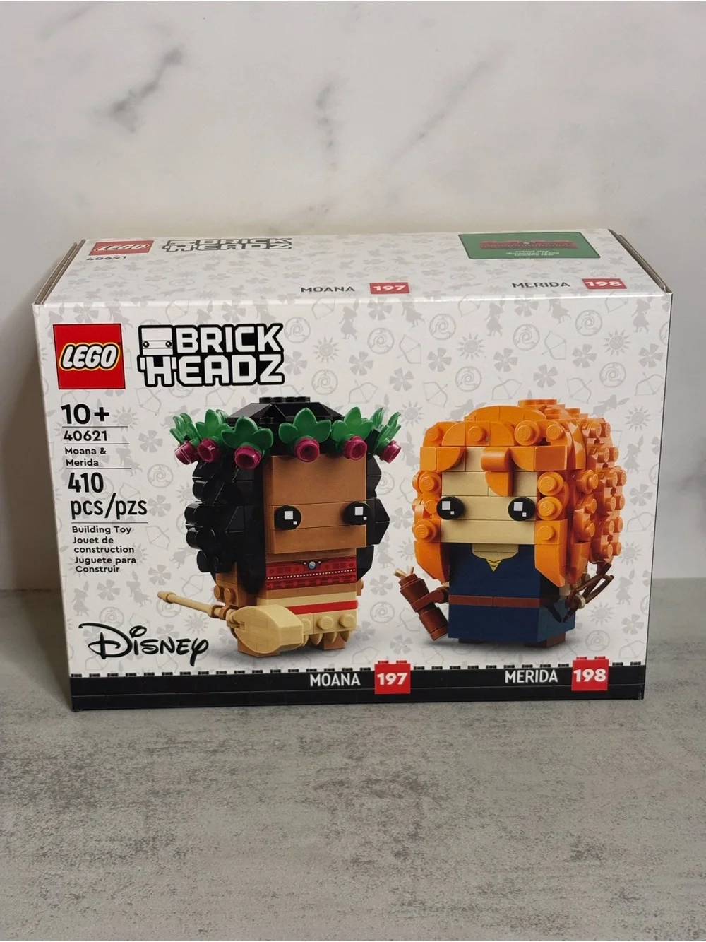 Lego Disney BrickHeadz Moana and Merida Set (#40621)